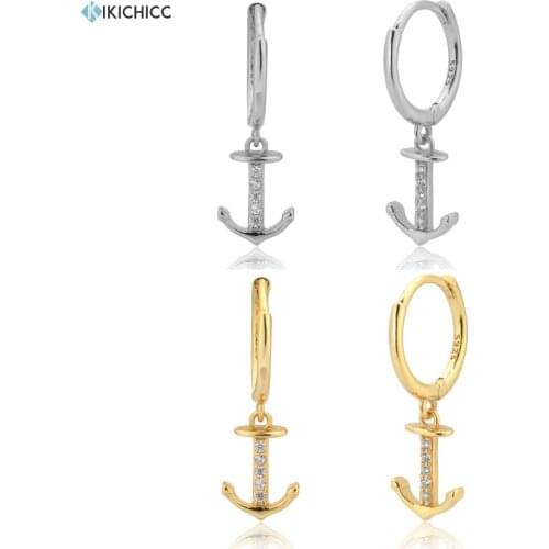 Kikichicc 925 Sterling Silver Women Fashion Drop Earring 2020 Piercing Rock Punk Luxury Crystal European Jewels
