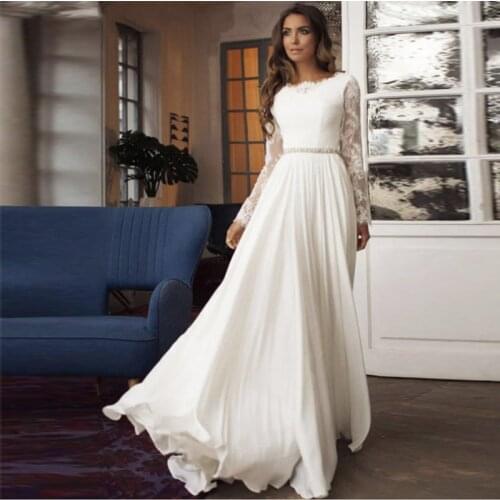 MoonlightShadow Chiffon Wedding Dresses