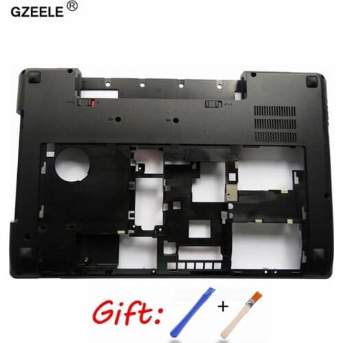 New laptop Bottom case cover For Lenovo Y580 Y585 Y580N Y580A series MainBoard Bottom Casing case Base with TV hole