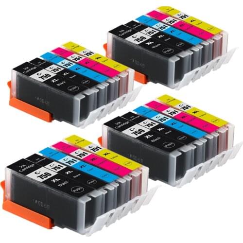 PGI-750 CLI-751 750BK compatible ink cartridge For canon PIXMA MG5470 MG6470 MX727 MX927 Ip7270 IX6770 MG5570 IX6870 MG6670