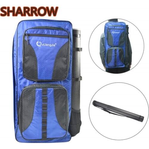 1Set Archery Backpack Bag Large Case Shoulder Carry Takedown Bow Recurve Arrow Quiver For Outdoor Shooting Training Accessories