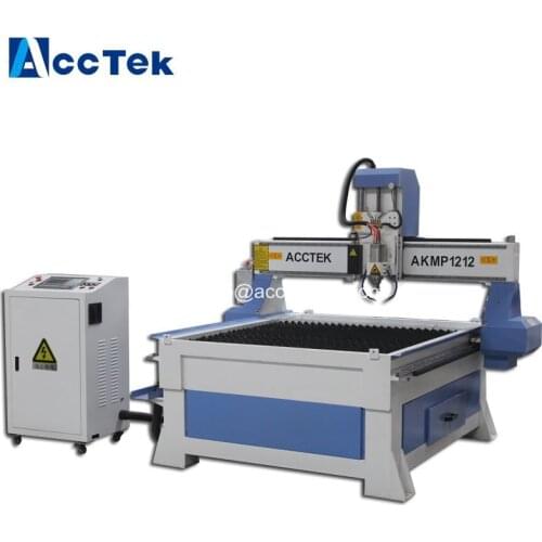 Stepper motor metal wood tool double tables machinery cnc router with multi functions CE standard
