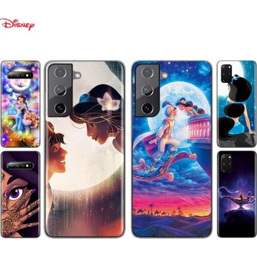 Silicone Cover Aladdin Jasmine Princess For Samsung Galaxy S21 S20 FE Ultra S10 S10E Lite S9 S8 S7 Edge Plus Phone Case