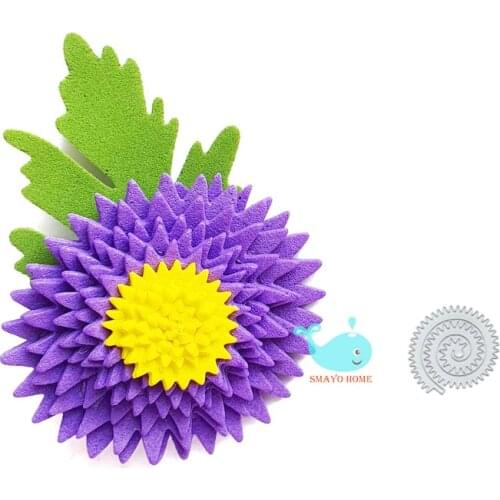 Spiral Flower Dies Cuts Metal Embossing Punch Knife Stencils for Scrapbooking Photo Album Decorative DIY Paper Cards Making