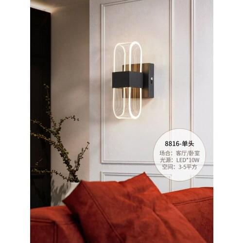 Glass wall sconces crystal luminaria nordic decoration home iron corridor living room home deco cabecero de cama wall lamp