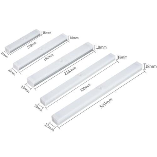 LED Night Light Motion Sensor Wireless USB Rechargeable 20 30 40 50cm Night lamp For Kitchen Cabinet Wardrobe Lamp