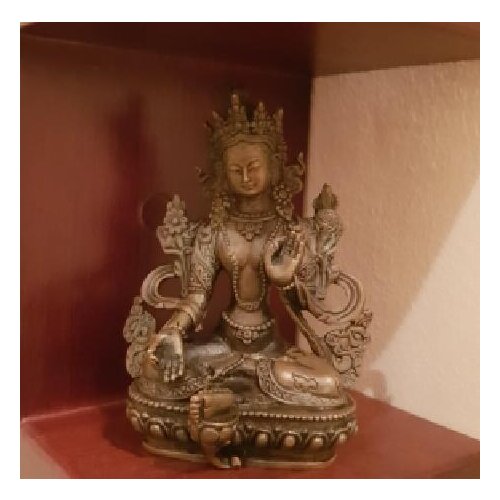 Tibet Brass Tibetan Buddhism Statue ---- White tara