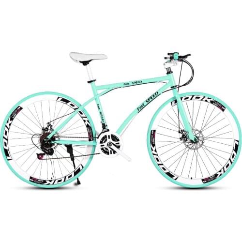 Fixed Gear Bicycle Bike 60 Knife 27 Speed Retro Track Single Speed Bike Color Frame Man Woman and Students 2019 New