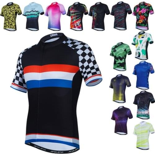 Weimotar Pro Mens Cycling Jersey Tops Summer Mountain Bike Jersey Breathable Bicycle Shirt Racing Uniforme Cycling Clothes Ropa