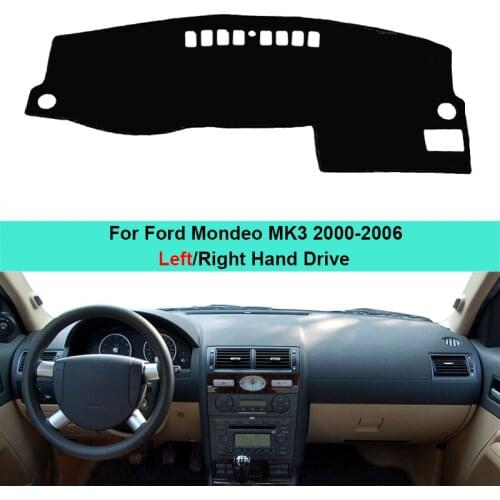 For Ford Mondeo MK3 2000 2001 2002 2003 2004 2005 2006 LHD RHD Car Inner Dashboard Cover Carpet Cape Rug Pad Sun-shade Protector