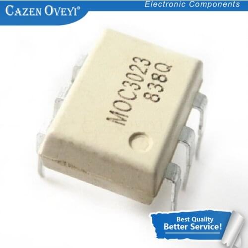 10pcs/lot MOC3023 = K3023PG K3023 DIP-6 DIP photocoupler new original In Stock