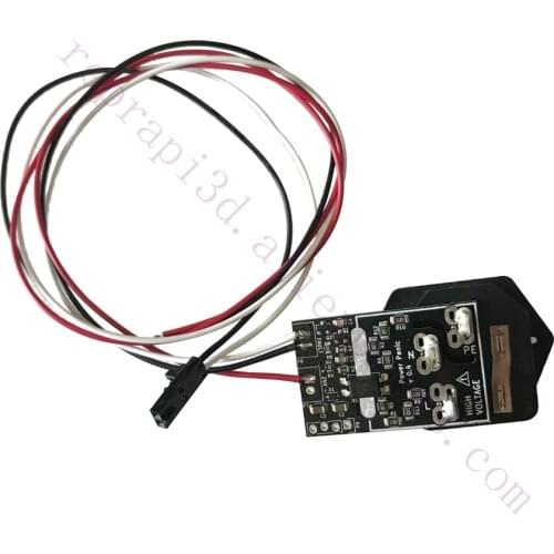 Prusa i3 MK3 PSU Power Panic V 0.4 High Voltage with 10A 250V Fuse Switch and Cable,Power Supply Power Detection Module Socket