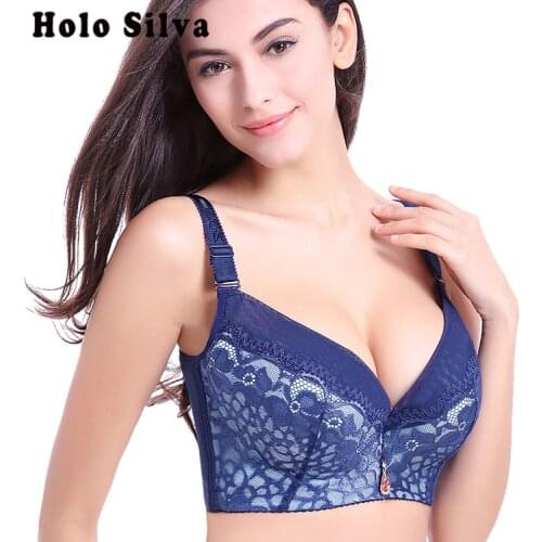 Big size bra Push Up 44E 44D 44C 42E 42D 42C 40E 40D 40C 38E 38D 38C 36E 36D Cup Bra for Women Sexy lace Push up Lingerie Vs Bra