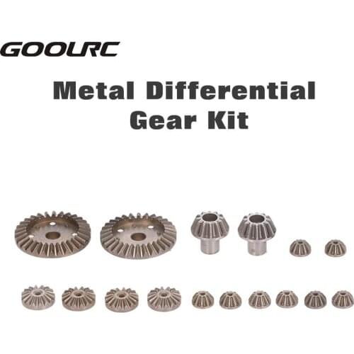 GoorRC For WLtoys XKS 144001 1/14 RC Car Diff Gear Differential Main Metal Spur Gear Kit 2*Gear Set