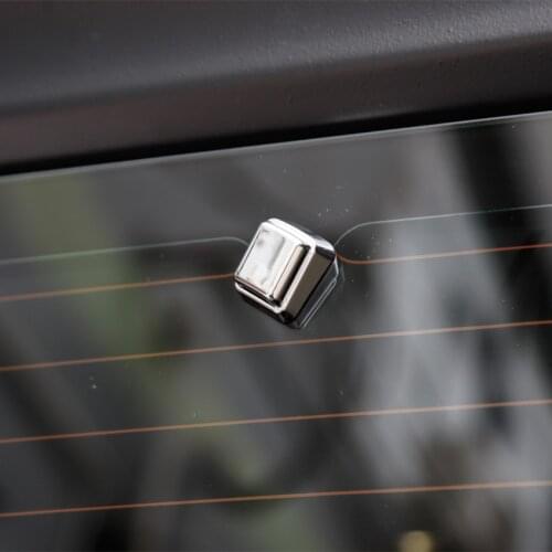 JXKaFa Fit For Jeep Wrangler JL 2018 up Car Rear Window Rain Wiper Blade Nozzle Decoration Cover Frame Trim Car Accessories