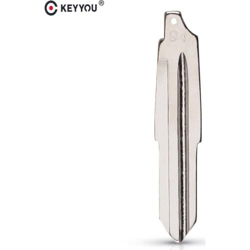 KEYYOU Metal Blank Uncut Flip KD Remote Key Blade NO.47 For Changan Original Flip key blade