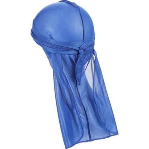 Men Women Summer Outdoor Sport Cycling Polyester Breathable Sunscreen Cap Pirate Hip Hop Ribbon Wig Turban Scarf Sun Hat R74