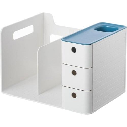 Desktop Stationery Storage Box Student Book Storage Rack Office File Organizer Storage Rack