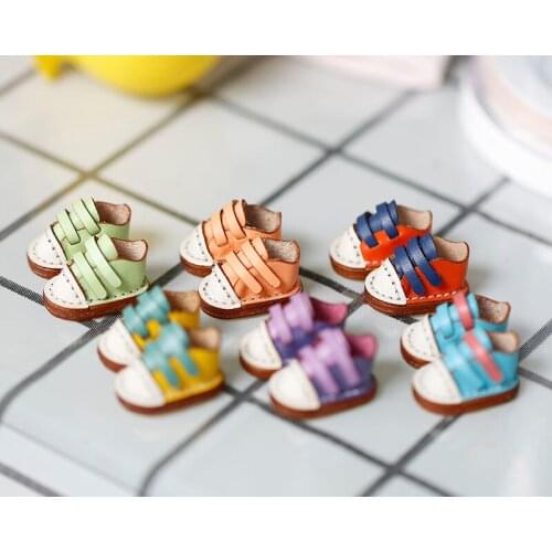 Ob11 doll shoes bjd shoes cowhide copper buckle leather boots for obitsu11,GSC clay,body9,YMY,1 / 12BJD doll Accessories boots