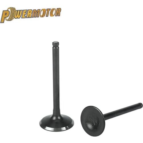 A Pair 52.4mm Bore Motorcycle Intake Valves Pair For lifan 125cc Horizontal Engines Dirt Pit Bike Monkey Bike Atv Quad Go kart