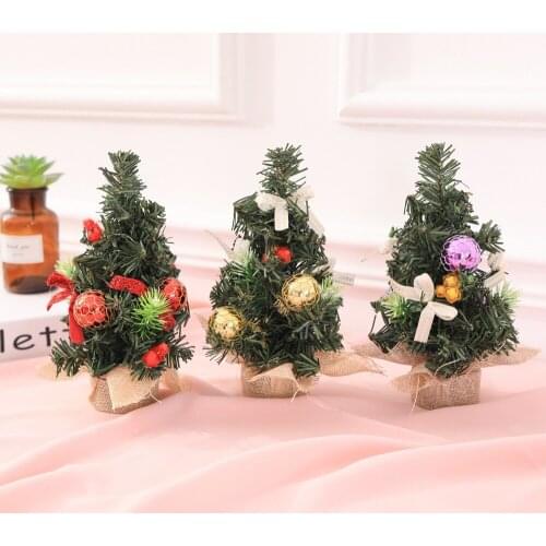 Christmas tree red Christmas decoration tree Christmas decoration tabletop Christmas tree ornaments. christmas accessories
