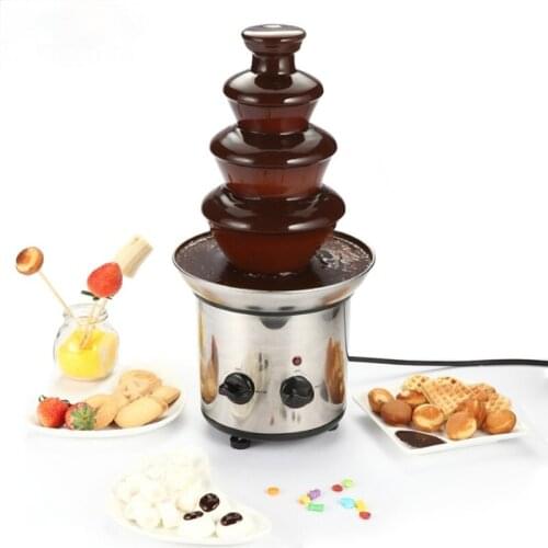 Chocolate Fountain Fondue Set Event Wedding Children Birthday Festive Party Supplies Christmas Chocolate Waterfall Machine