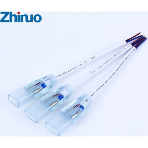 ZHINUO LED Strips Connection Pin Power Plug Two-wire Four-wire Connector Single Color and RGB Plug Controller Accessory Connect
