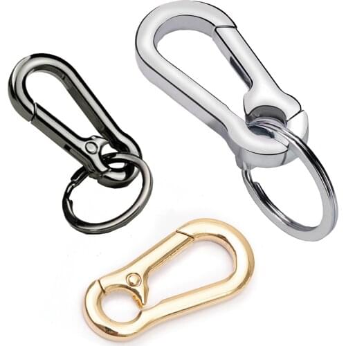 Topteng Chrome Metal Spring Steel Pull Chain keyring keychain key chain pendant Key Car Universal Auto Accessories Parts