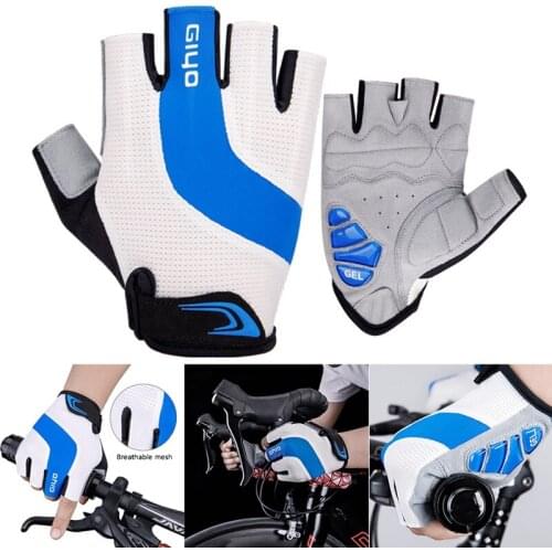 GIYO Bike Gloves Breathable Half Finger Sports Gloves For Men Women Gel Pad MTB Road Racing Gloves