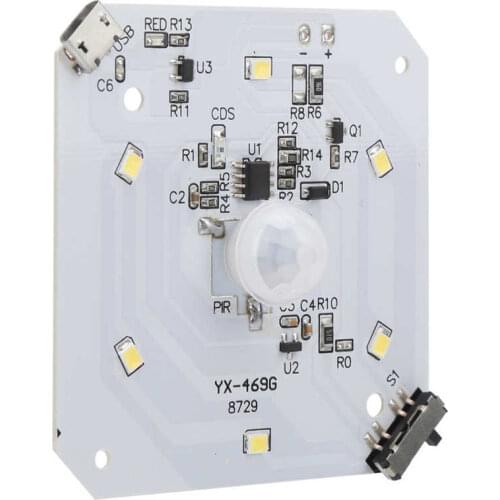 Integrated Lamp Board Control ABS Rechargeable with 2 Gears Sensor for Decoration