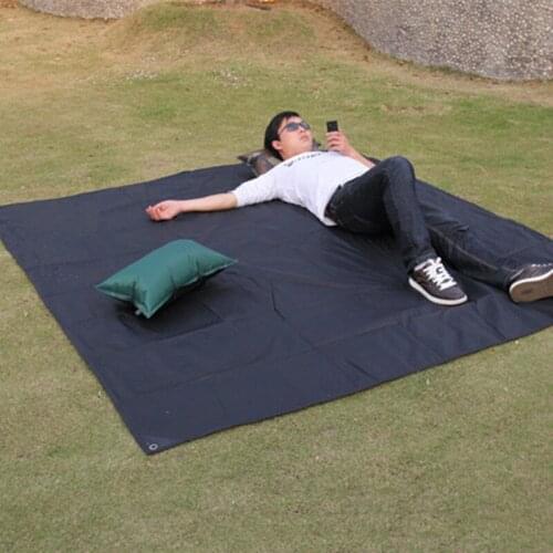 High Quality Camping Mat Outdoor Waterproof Folded Picnic Pads Sandbeach Mat Blanket Pad Hiking Tent Tarpaulin Play Mat With Bag
