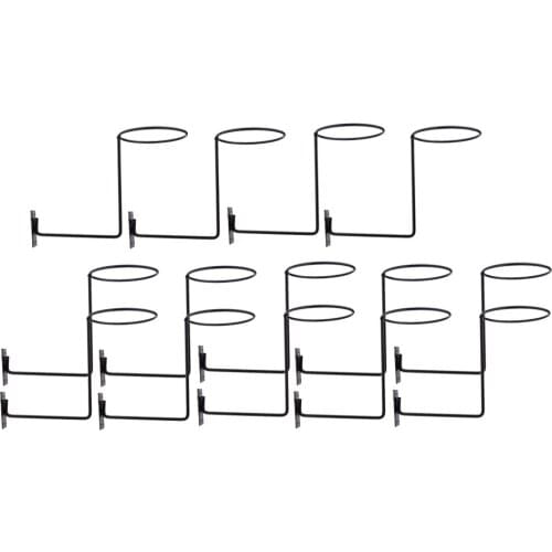 14pcs Aluminum Helmet Rack Wall Display Rack Storage Holder Motorcycle Motorbike