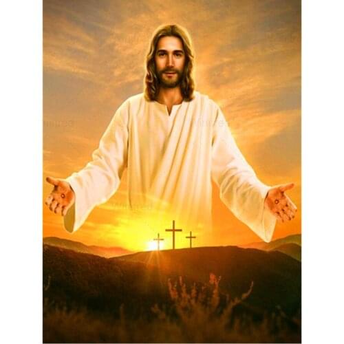 5D Diy Diamond Painting Jesus New Arrivals Religion Diamond Embroidery Sale Rhinestones Full Mosaic Living Room Home Decortion