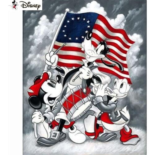 Disney Diamond Painting "Cartoon Mickey Mouse" Cross Stitch Custom Photo Diamond Embroidery Square Round Drill Home Decor A30563