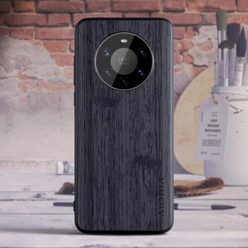 Natural case for Huawei Mate 40 soft TPU hard PC PU leather skin 3in1 material coque fundas covers for Huawei mate 40 pro Plus