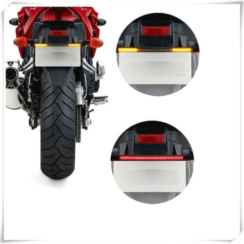 Motorcycle light with tail brake stop turn signal LED red amber for HONDA CB919 CBR 600 F2 F3 F4 F4i CBR900RR NC700 S X VTX1300