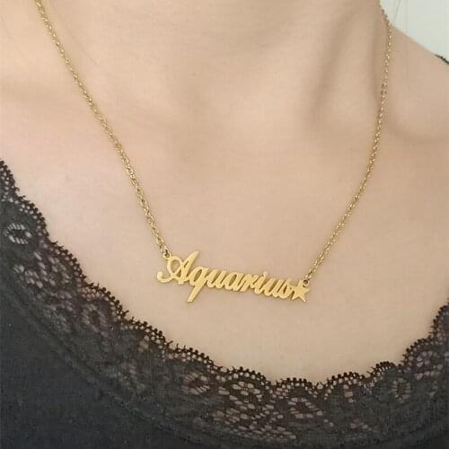 HCyes Women's Pendants Zodiac Signs