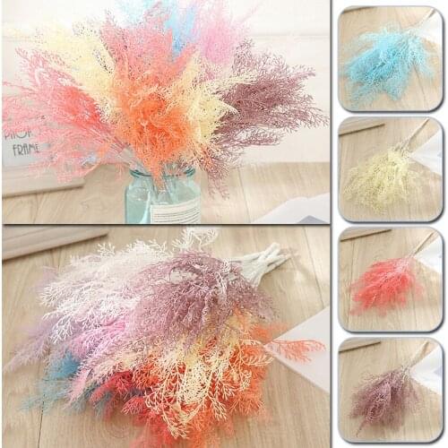 Artificial Fog Flower Misty Grass Hangin Plants Vine Wedding Flower Arrangement Material Landscaping Home Decoration Photo Props