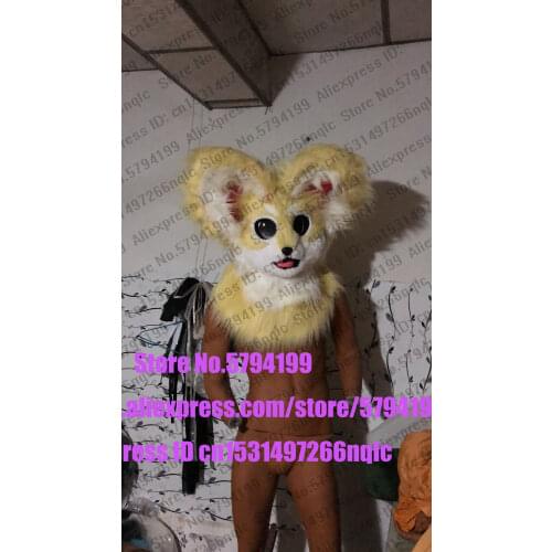 BENT LEGS SPONGE HEAD 3D eyes Digitigrade HUSKY Dog Wolf Furry Fursuit Suit Costume Cosplay Animal Party Carnival Birthday Gift