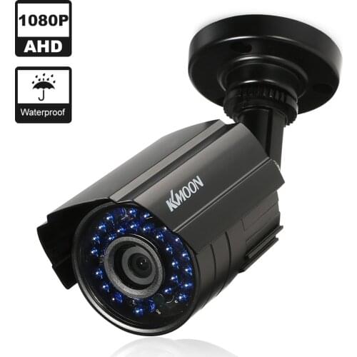KKmoon 2.0MP AHD Camera 1080P Bullet CCTV Camera 1/2.8" CMOS IR Cut Outdoor Waterproof Security Camera Night Vision For AHD DVR