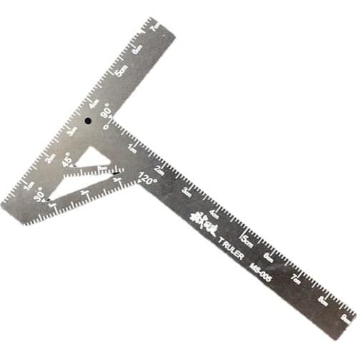 Gundam Model Cutting Scribed Line Stainless Steel T-shaped Ruler Armor Tool Modeling Craft