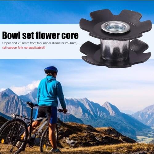 28.6mm MTB Road Bike Front Fork Headset Bicycle Star Nut Steer Fastening Bolts Steerer Plug MTB Fork Road Bicycle Part