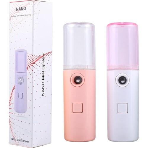 Portable Moisturizing Hydrating Skin Dry Eyes Lip Nano Facia sprayer, USB recharge Tools for Skin Care 2 Pieces