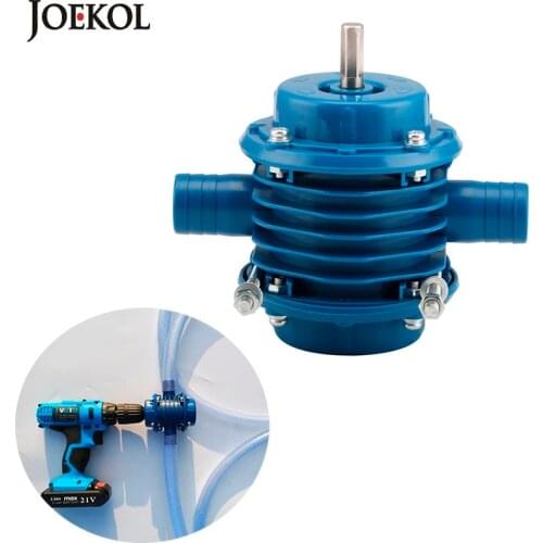 Free Shipping Outdoors Mini Self-Priming Hand Electric Drill Water Pump Diesel Oil Pump For Home Garden,No Power Source