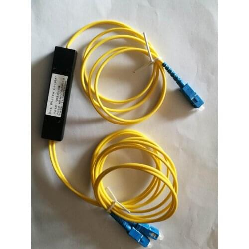 SC/UPC 1x2 PLC Fiber optical Splitter Mini Module SC/SC FTTH Fibre Splitter SC Single Mode optic splitter box