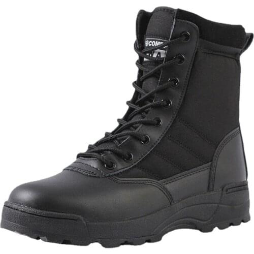 Tactical Military Boots Men Boots Special Force Desert Combat Army Boots Outdoor Hiking Boots Ankle Shoes Men Work Safty Shoes