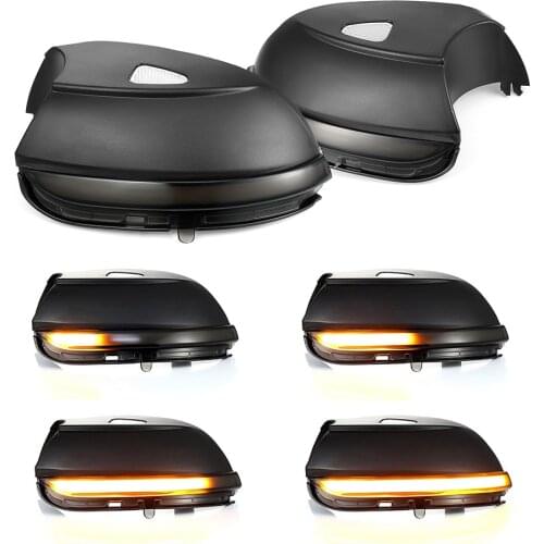 2pcs Dynamic Rearview Mirror Indicator Blinker Side LED Turn Signal Light For Volkswagen VW Passat B7 Scirocco MK3 CC EOS Beetle