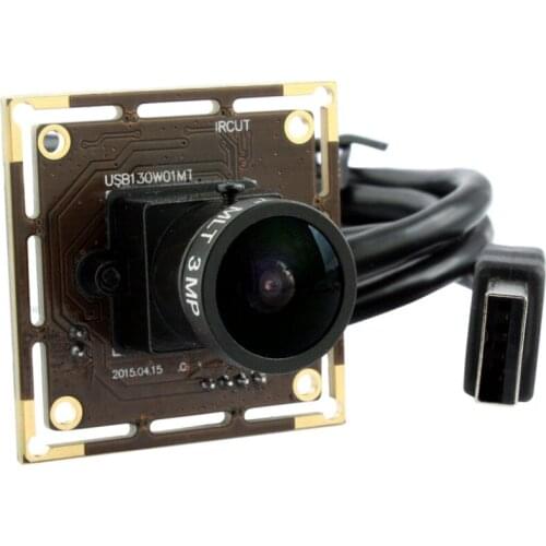 ELP 5 PCS wholesale 1.3mp AR0130 low illumination wide angle cmos usb camera module with 170degree fisheye lens for medical