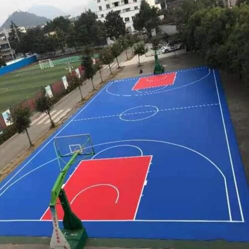 Beable Intelligent PP Interlocking Portable Basketball Sport Court Plastic Tiles Temporary Outdoor Basketball Flooring
