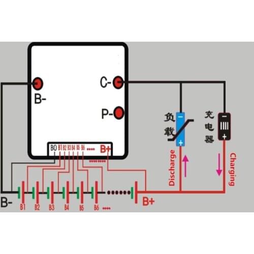 BMS 13S 48V 50A 18650 Li-ion Lithium Battery Pack Protection Equalizer Board PCB 875F